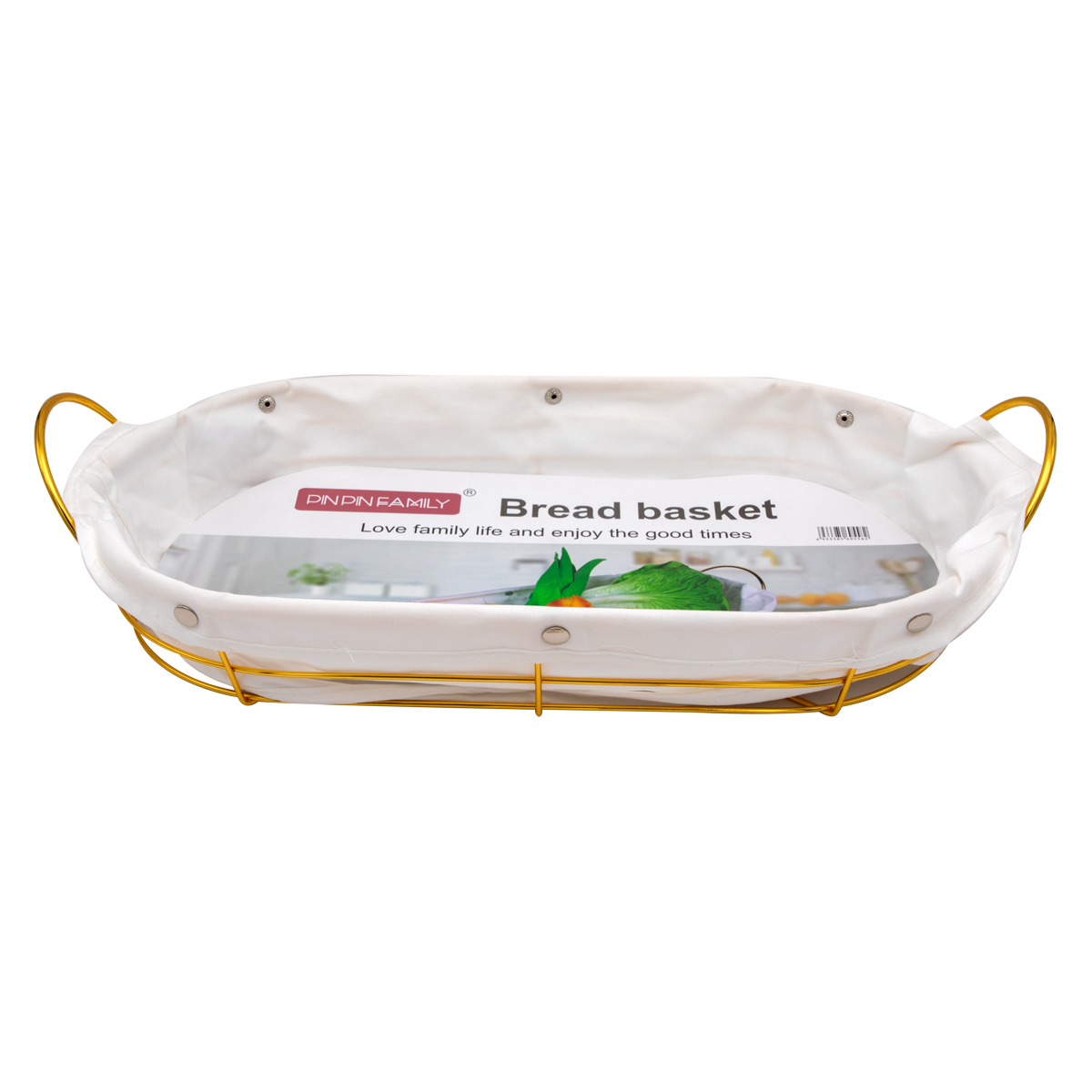 Golden Oval Bread/Vegetable Basket